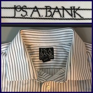 Jos. A. Banks Signature 16.5-34 French Cuffs EUC